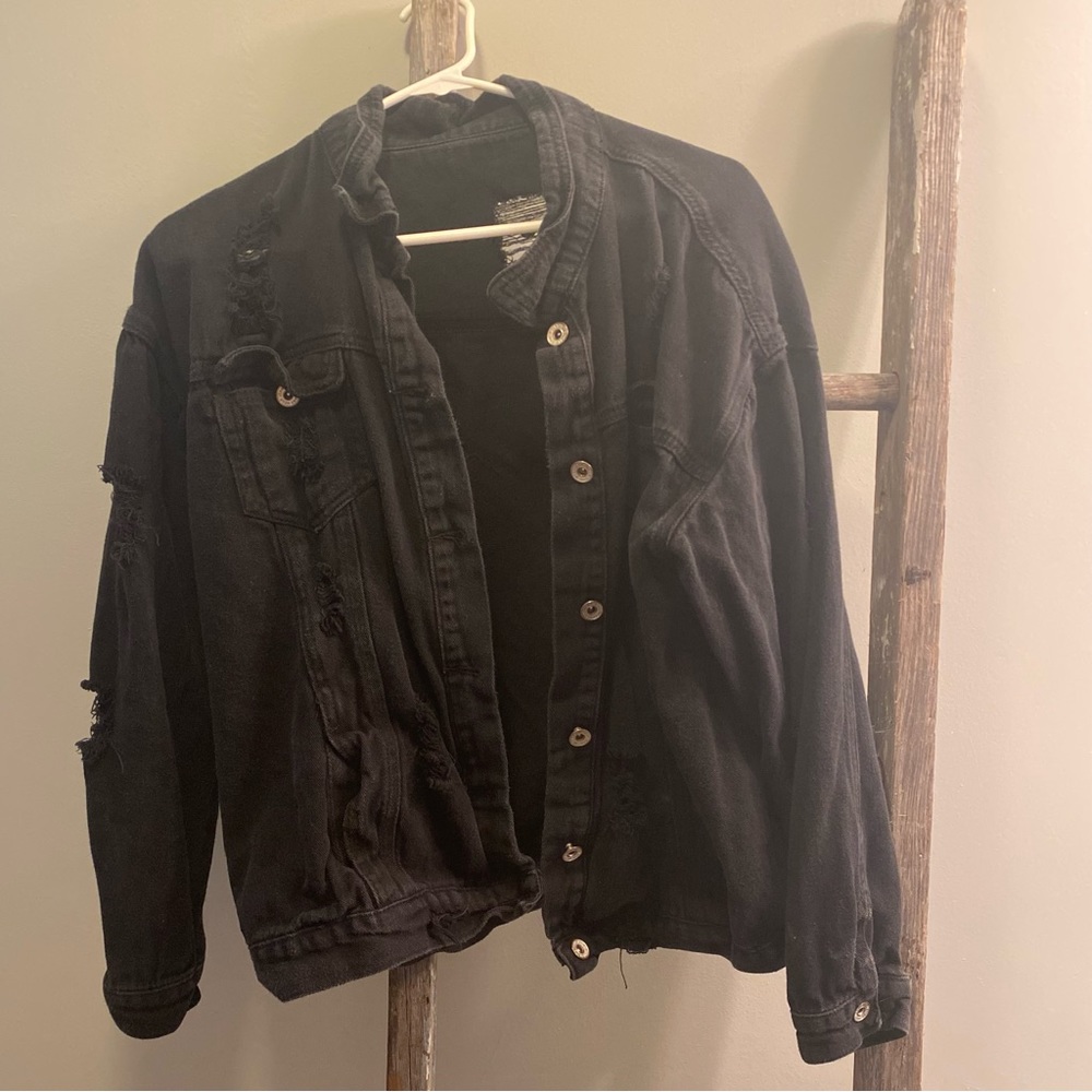 Distressed Jean Jacket